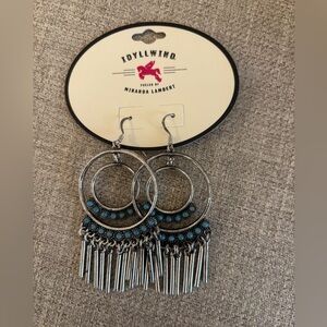 Idyllwind Fueled By Miranda Lambert Collection Earrings Silver/Turquoise NWT